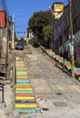Graffiti art of ValparaÃÂ­so city in Chile